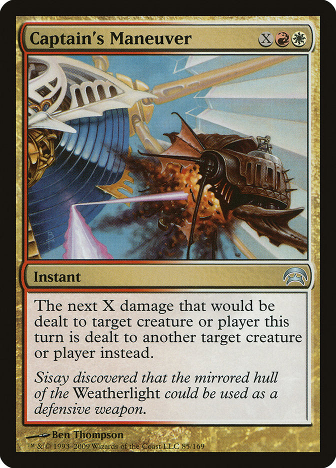 MTG Card Title: Captain's Maneuver HOP/85