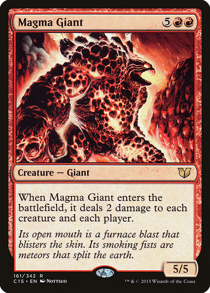 MTG Card Title: Magma Giant C15/161