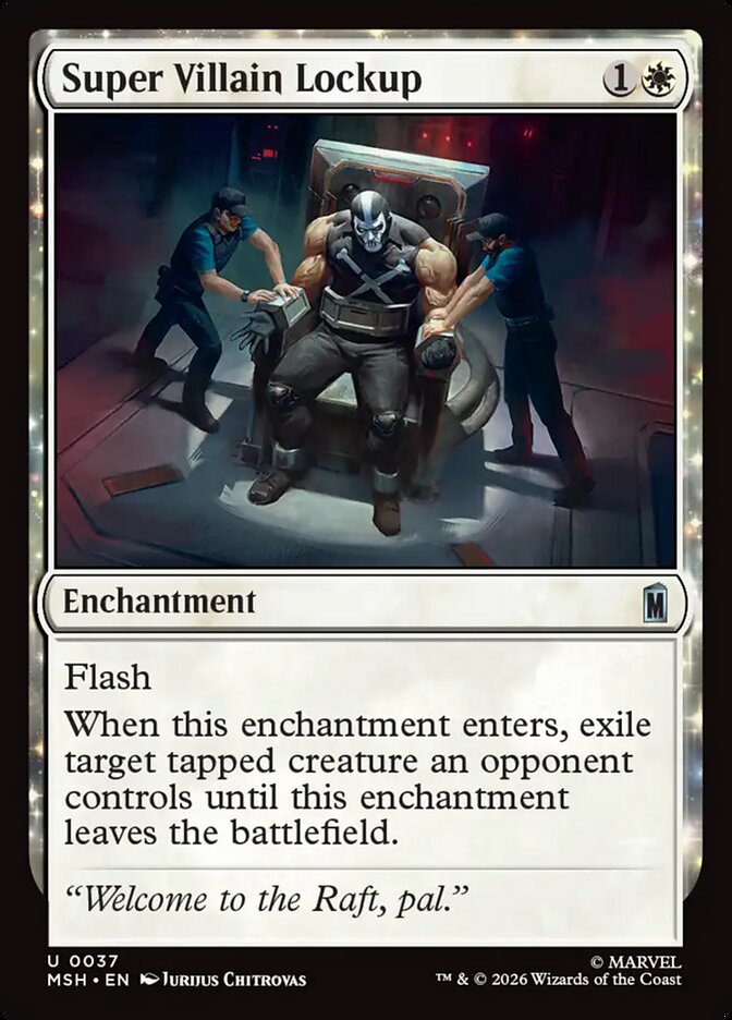 MTG Card Title: Super Villain Lockup MSH/37