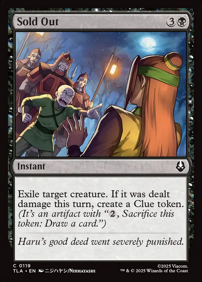 MTG Card Title: Sold Out TLA/119