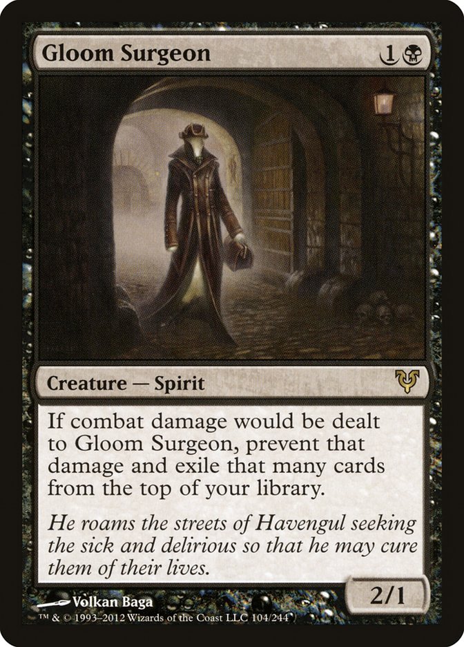 MTG Card Title: Gloom Surgeon AVR/104