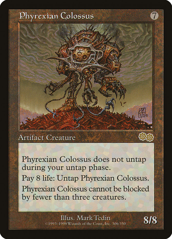 MTG Card Title: Phyrexian Colossus USG/305