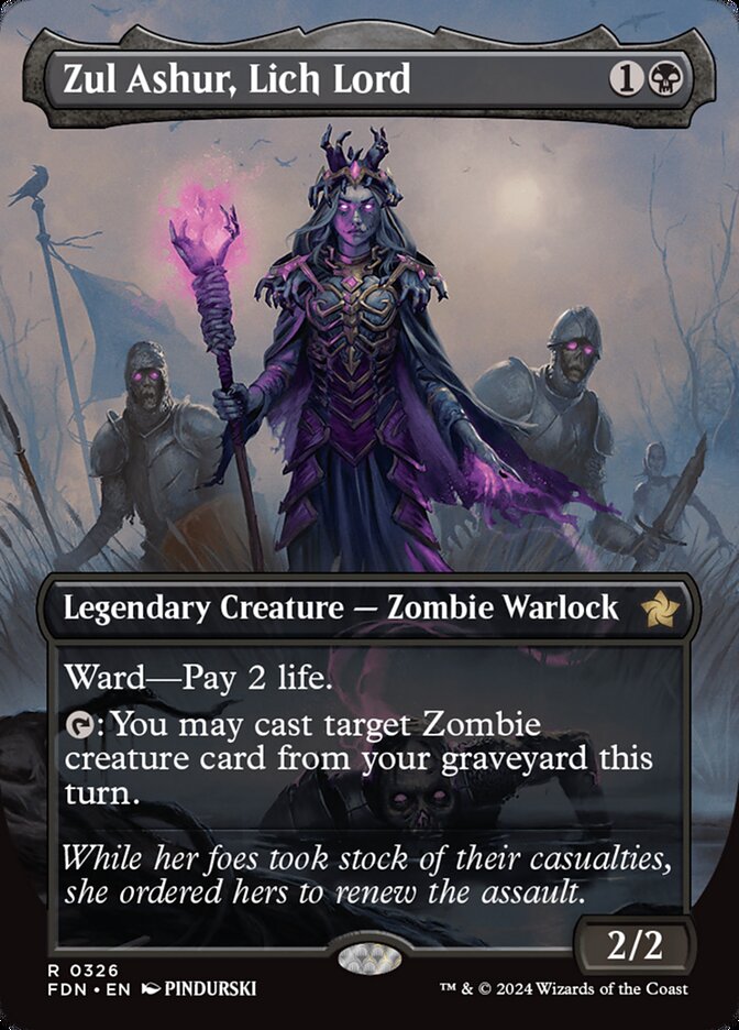 MTG Card Title: Zul Ashur, Lich Lord FDN/326