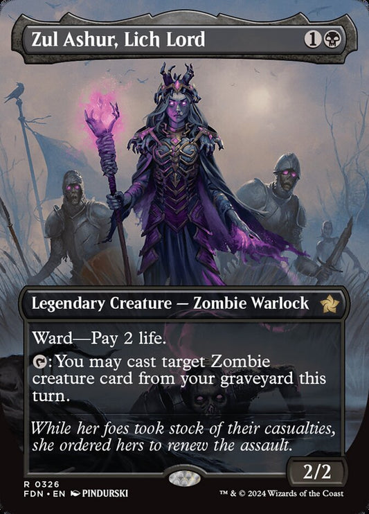 MTG Card Title: Zul Ashur, Lich Lord FDN/326