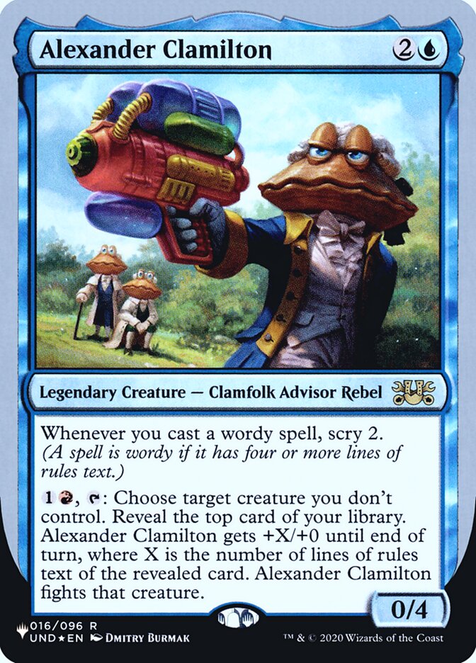 MTG Card Title: Alexander Clamilton ULST/10