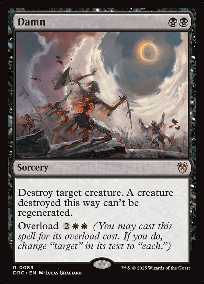 MTG Card Title: Damn DRC/89