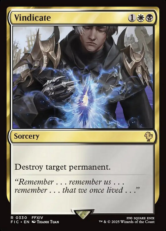 MTG Card Title: Vindicate FIC/330