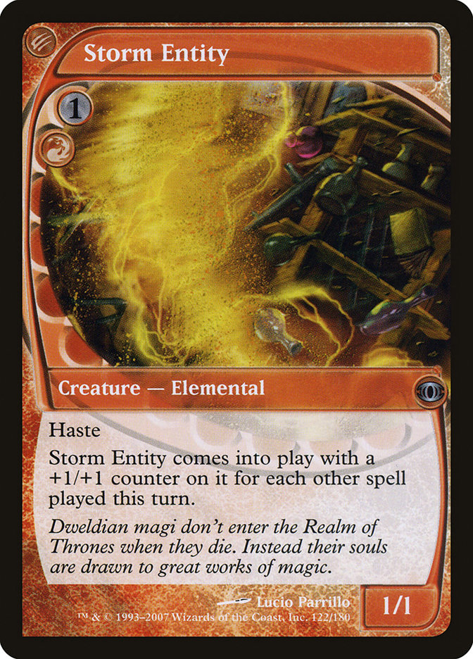 MTG Card Title: Storm Entity FUT/122