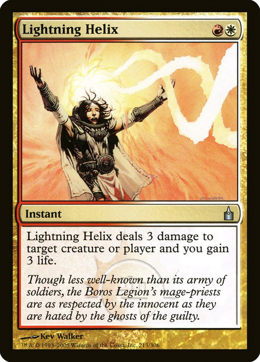 MTG Card Title: Lightning Helix RAV/213