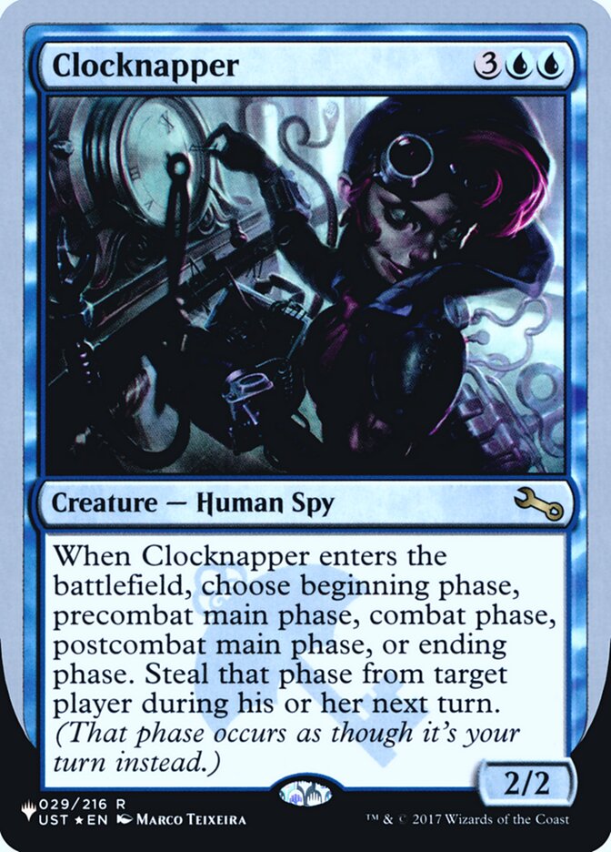 MTG Card Title: Clocknapper ULST/14