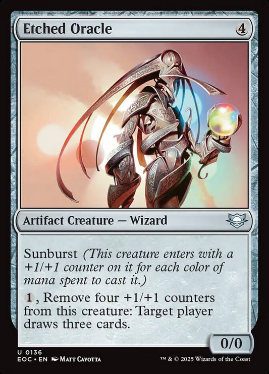 MTG Card Title: Etched Oracle EOC/136
