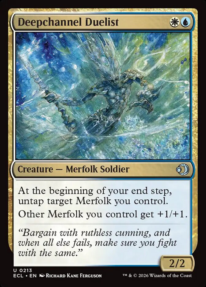 MTG Card Title: Deepchannel Duelist ECL/213