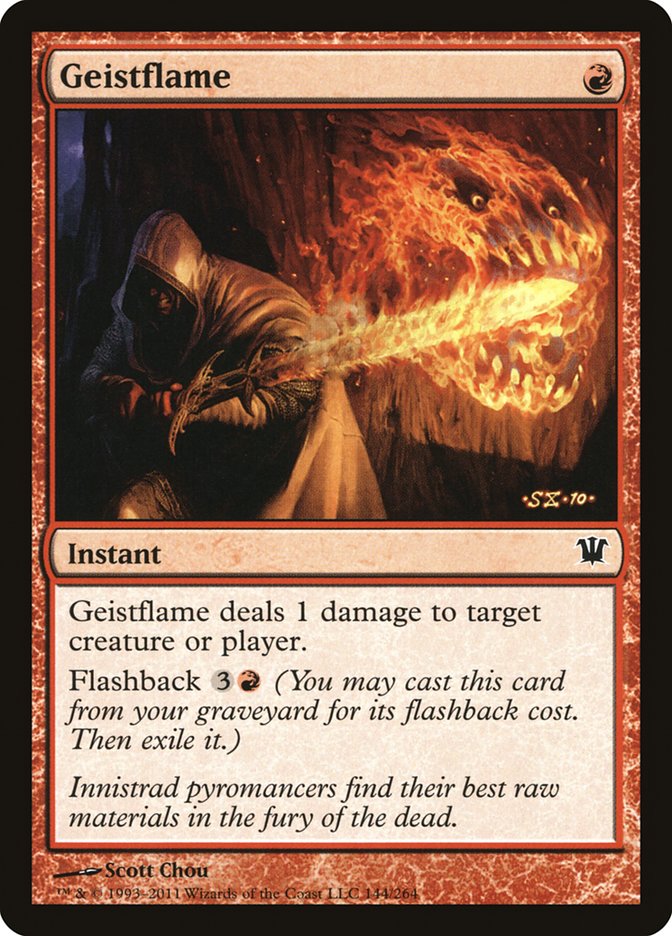 MTG Card Title: Geistflame ISD/144