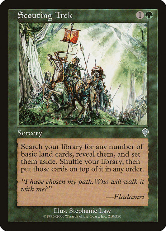 MTG Card Title: Scouting Trek INV/210