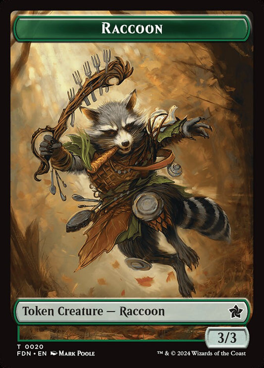 MTG Card Title: Raccoon TFDN/20