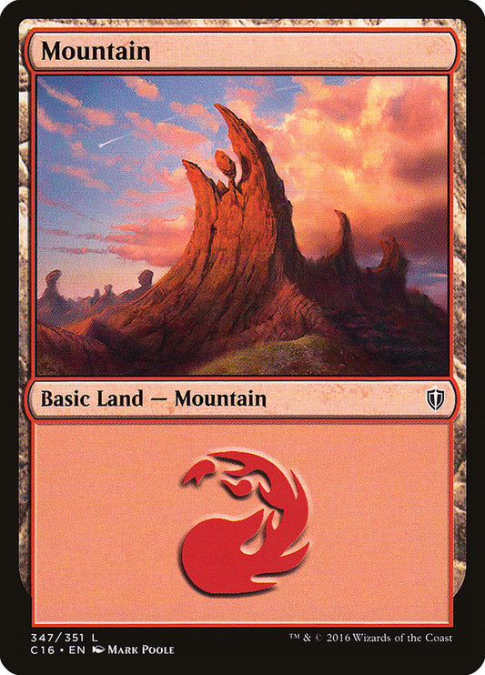 MTG Card Title: Mountain C16/347