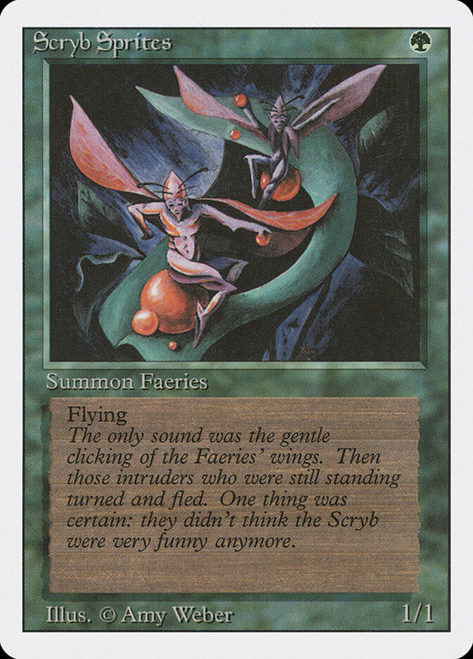 MTG Card Title: Scryb Sprites 3ED/215