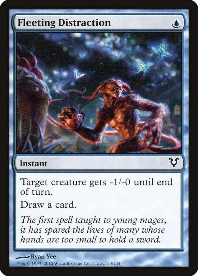 MTG Card Title: Fleeting Distraction AVR/53
