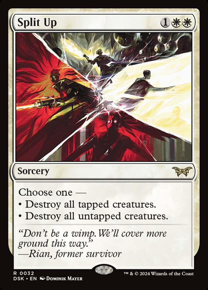 MTG Card Title: Split Up DSK/32