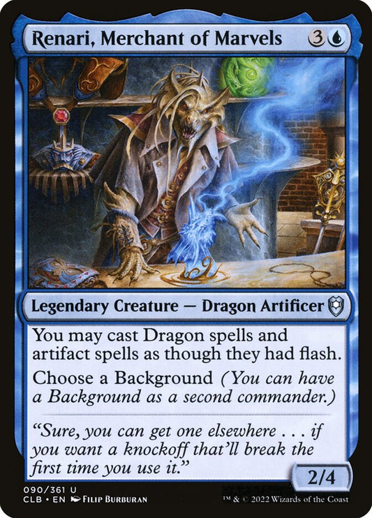 MTG Card Title: Renari, Merchant of Marvels CLB/90