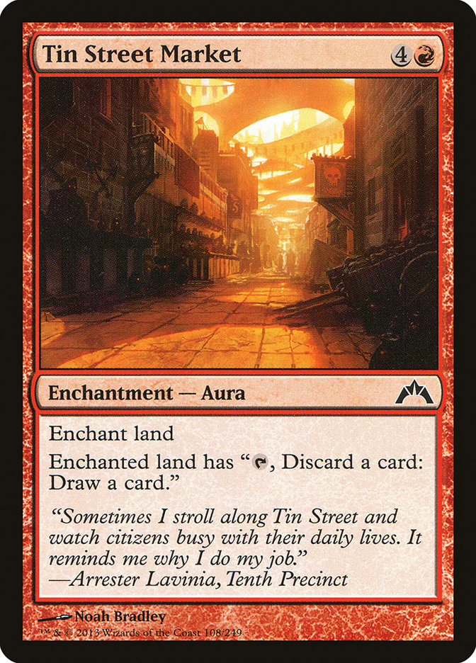 MTG Card Title: Tin Street Market GTC/108