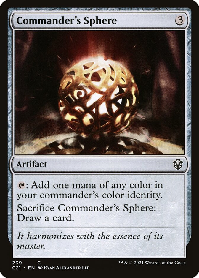 MTG Card Title: Commander's Sphere C21/239
