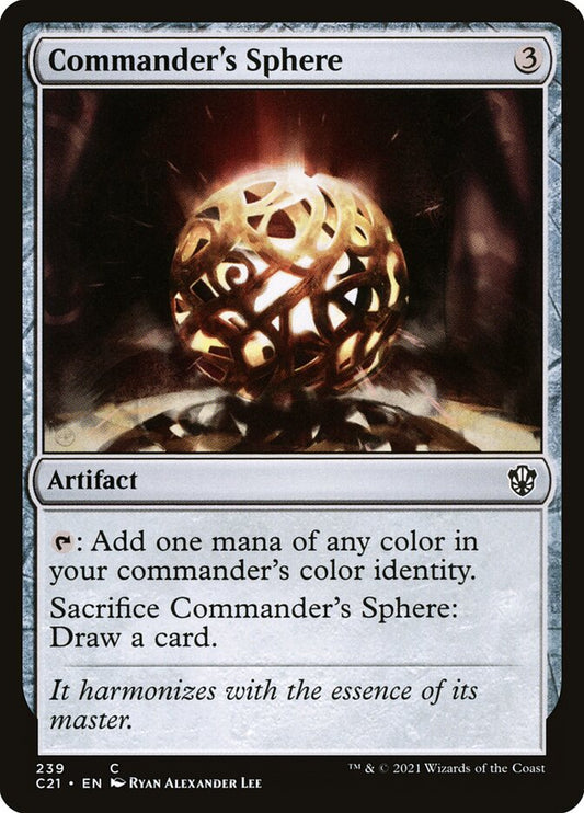 MTG Card Title: Commander's Sphere C21/239