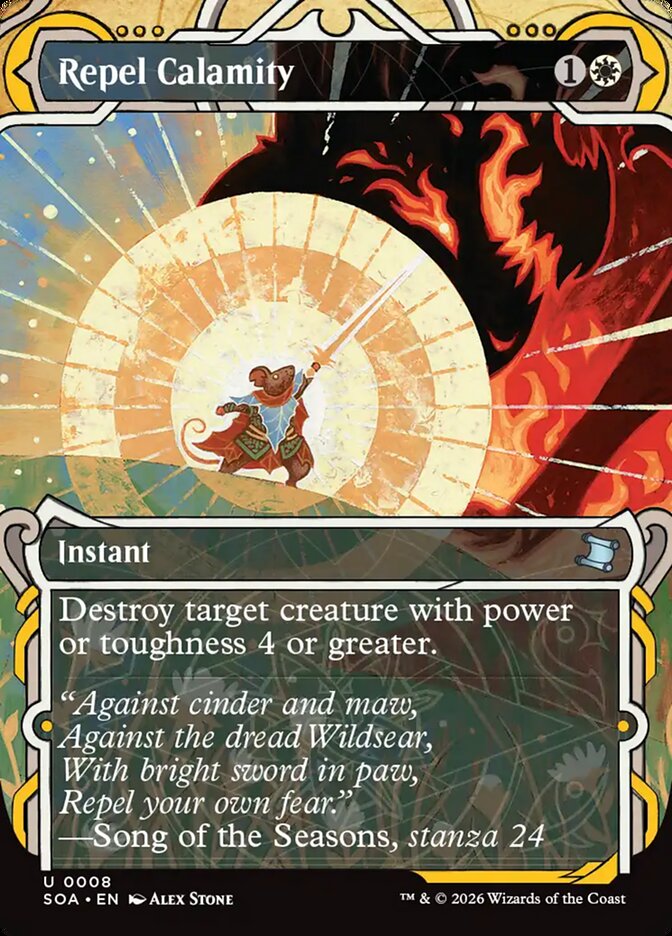 MTG Card Title: Repel Calamity SOA/8
