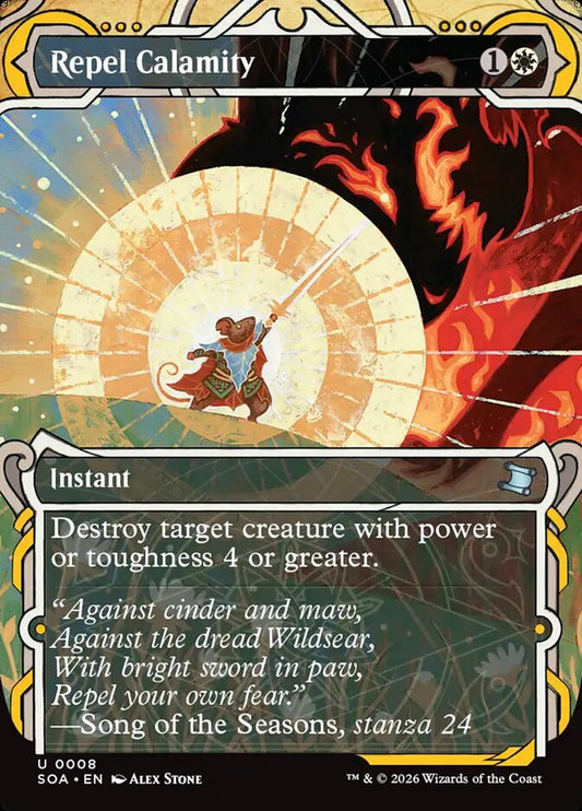 MTG Card Title: Repel Calamity SOA/8