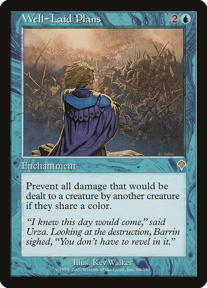 MTG Card Title: Well-Laid Plans INV/88