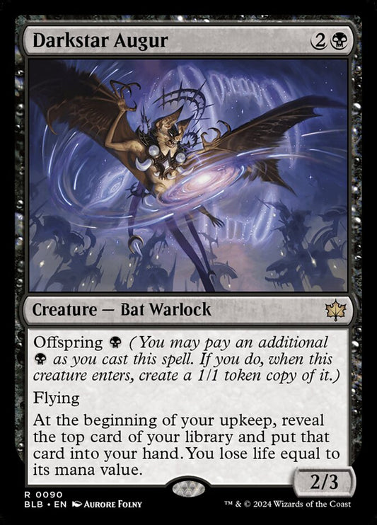 MTG Card Title: Darkstar Augur BLB/90