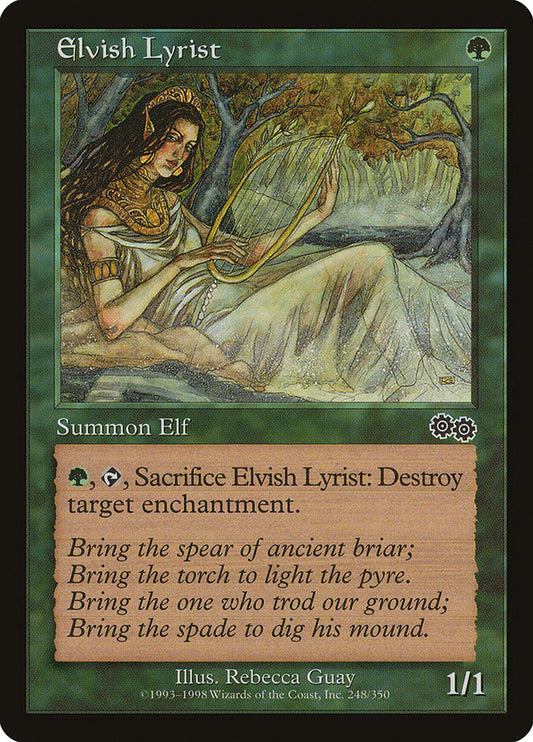 MTG Card Title: Elvish Lyrist USG/248