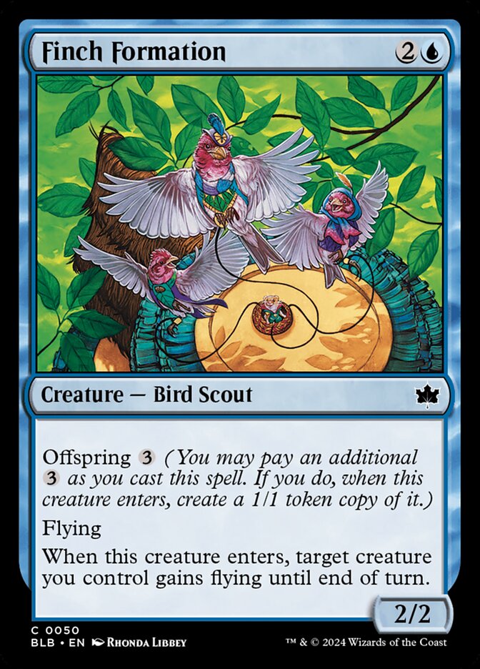 MTG Card Title: Finch Formation BLB/50