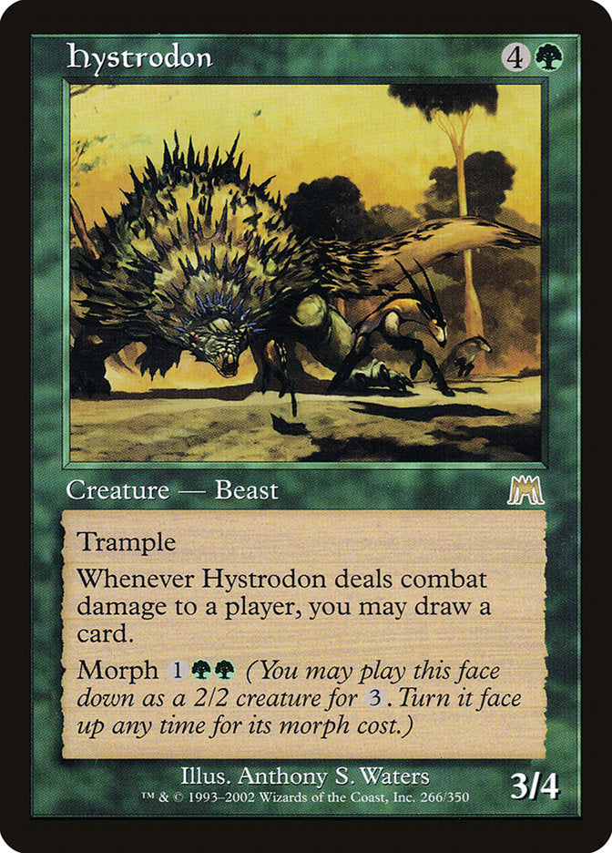 MTG Card Title: Hystrodon ONS/266