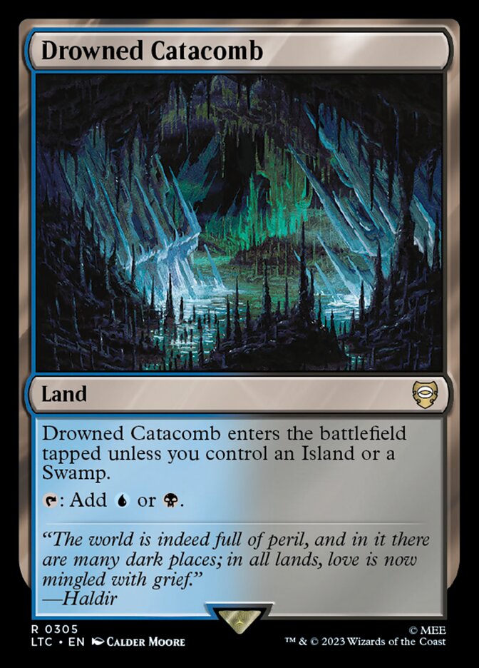 MTG Card Title: Drowned Catacomb LTC/305