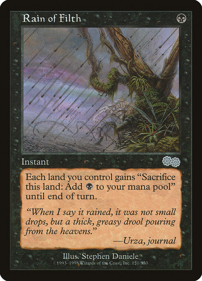 MTG Card Title: Rain of Filth USG/151