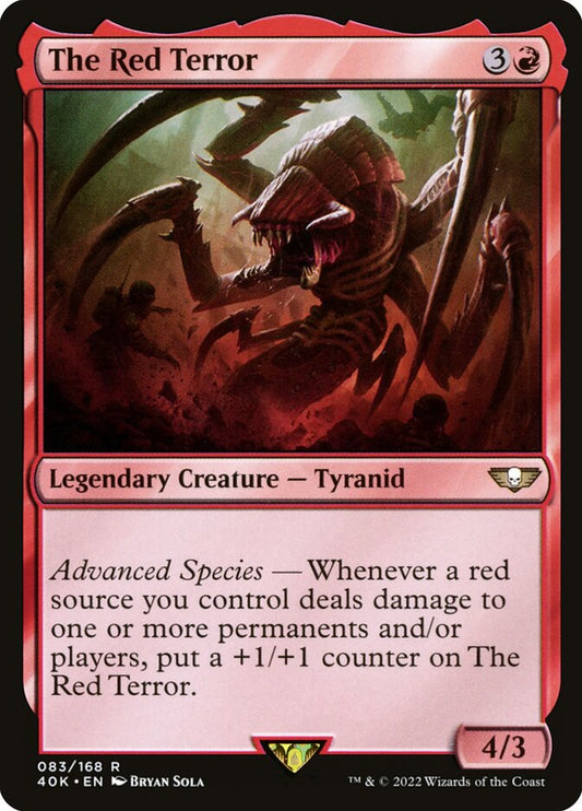 MTG Card Title: The Red Terror 40K/83