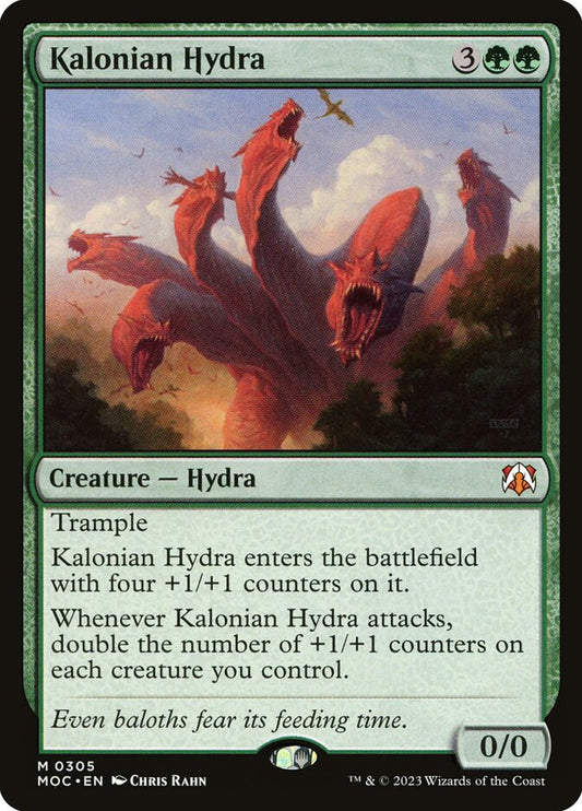 MTG Card Title: Kalonian Hydra MOC/305