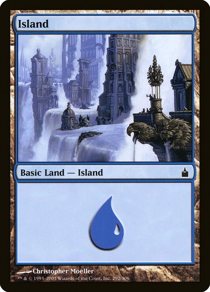 MTG Card Title: Island RAV/292