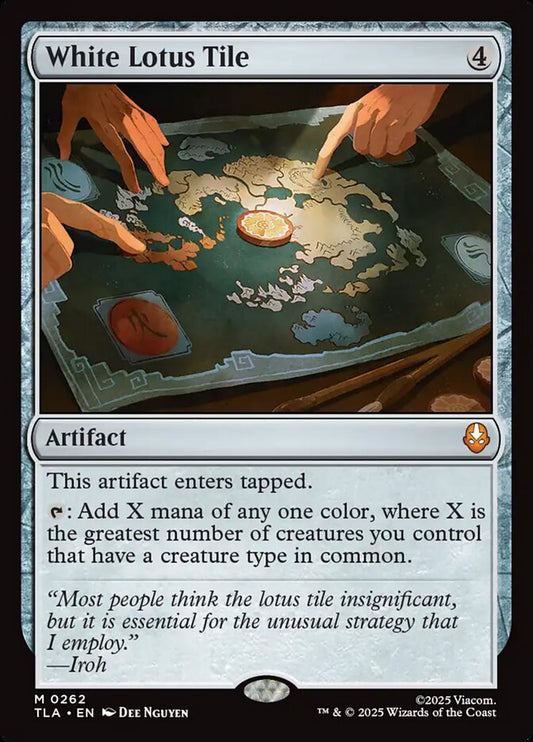 MTG Card Title: White Lotus Tile TLA/262