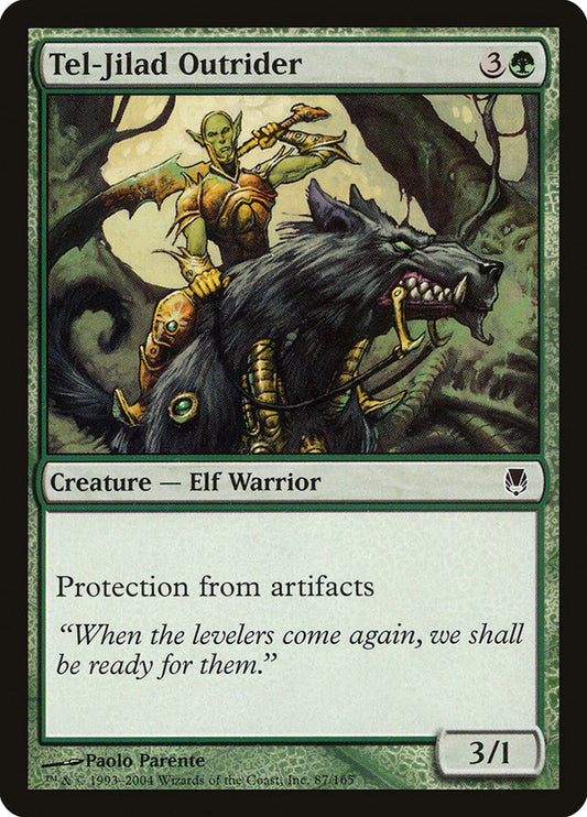 MTG Card Title: Tel-Jilad Outrider DST/87
