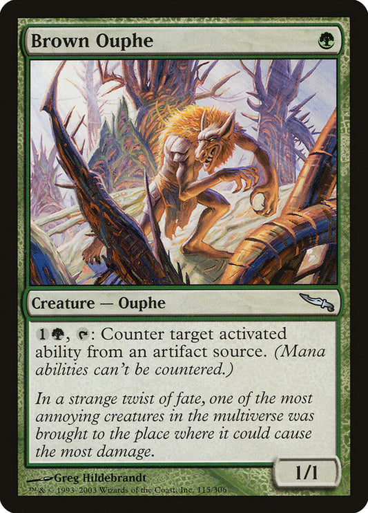 MTG Card Title: Brown Ouphe MRD/115