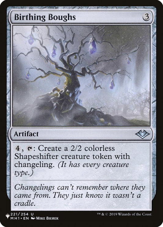 MTG Card Title: Birthing Boughs PLST/MH1-221