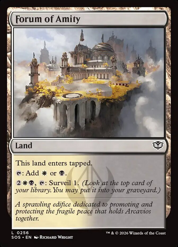 MTG Card Title: Forum of Amity SOS/256
