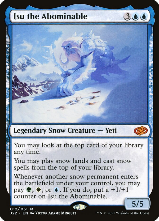 MTG Card Title: Isu the Abominable J22/12
