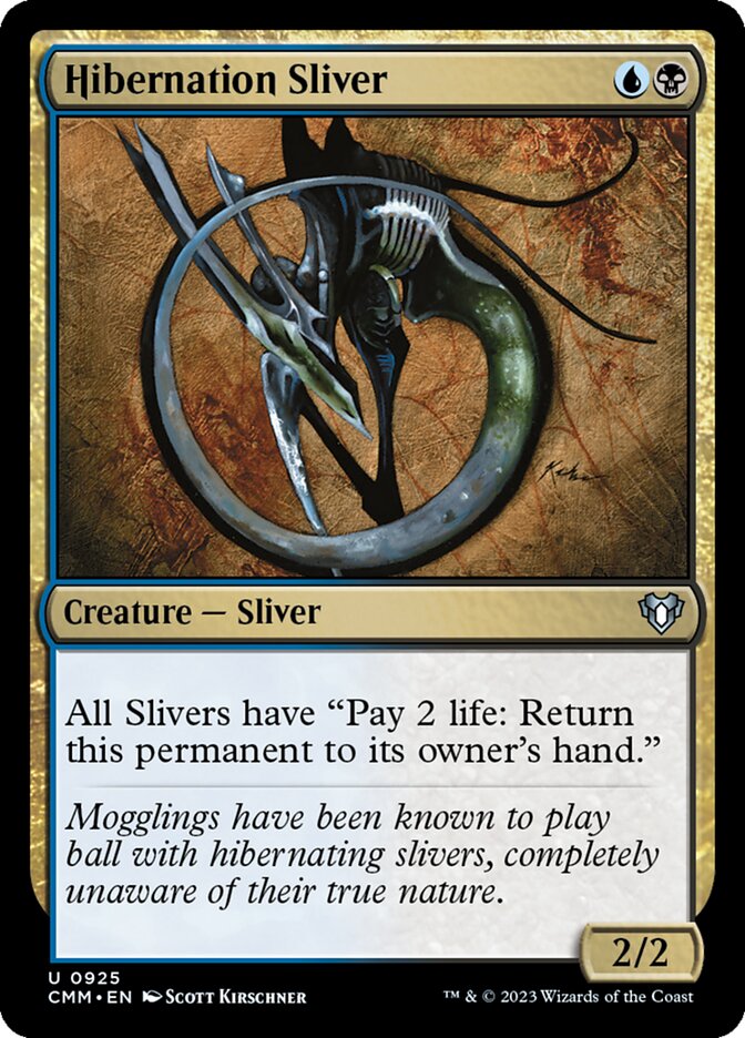 MTG Card Title: Hibernation Sliver CMM/925