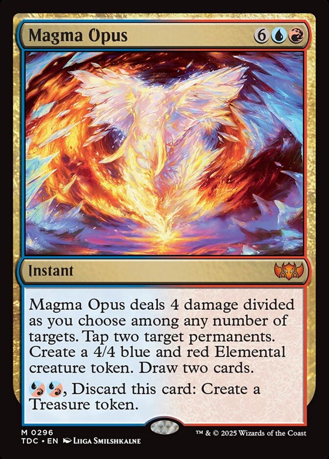 MTG Card Title: Magma Opus TDC/296