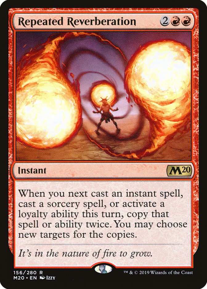 MTG Card Title: Repeated Reverberation M20/156