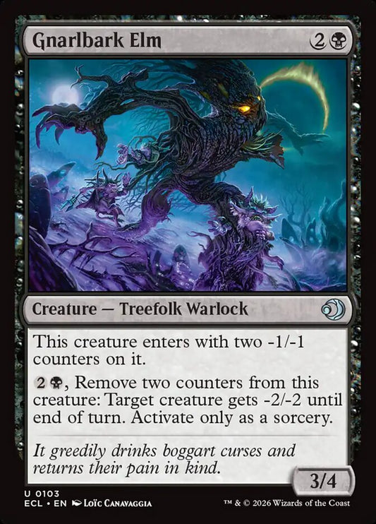 MTG Card Title: Gnarlbark Elm ECL/103