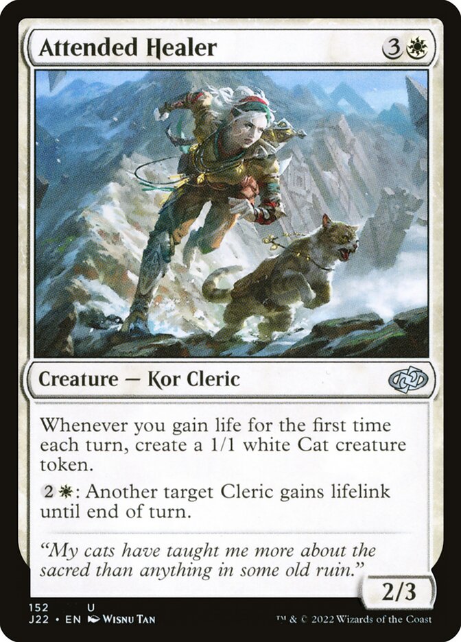 MTG Card Title: Attended Healer J22/152